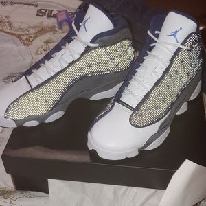 Jordan Retro 13s Flint blue and Grey